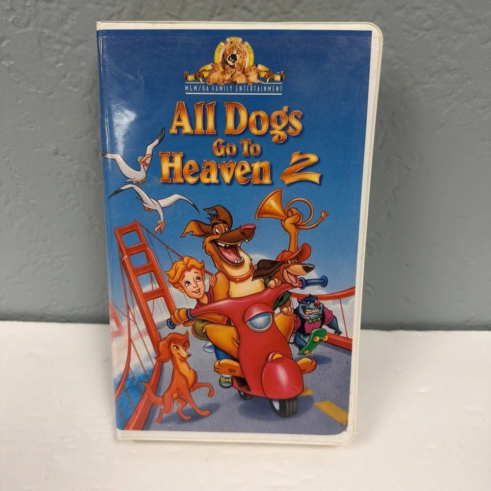 All Dogs Go to Heaven 2 VHS 1996‎ Movie Video Clam Shell Family Entertainment